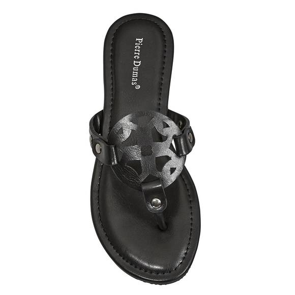 NEW PIERRE DUMAS limit sandals in black - Picture 2 of 2